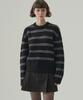 Deuloupisumeon Mellow Stripe Pullover Knit [Beige]