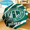 Custom Name Umbrella Guarani FC Crest Umbrella 8-Frame for Travel, Camping, Casual Lightweight Portable, Essential for Family Gifts