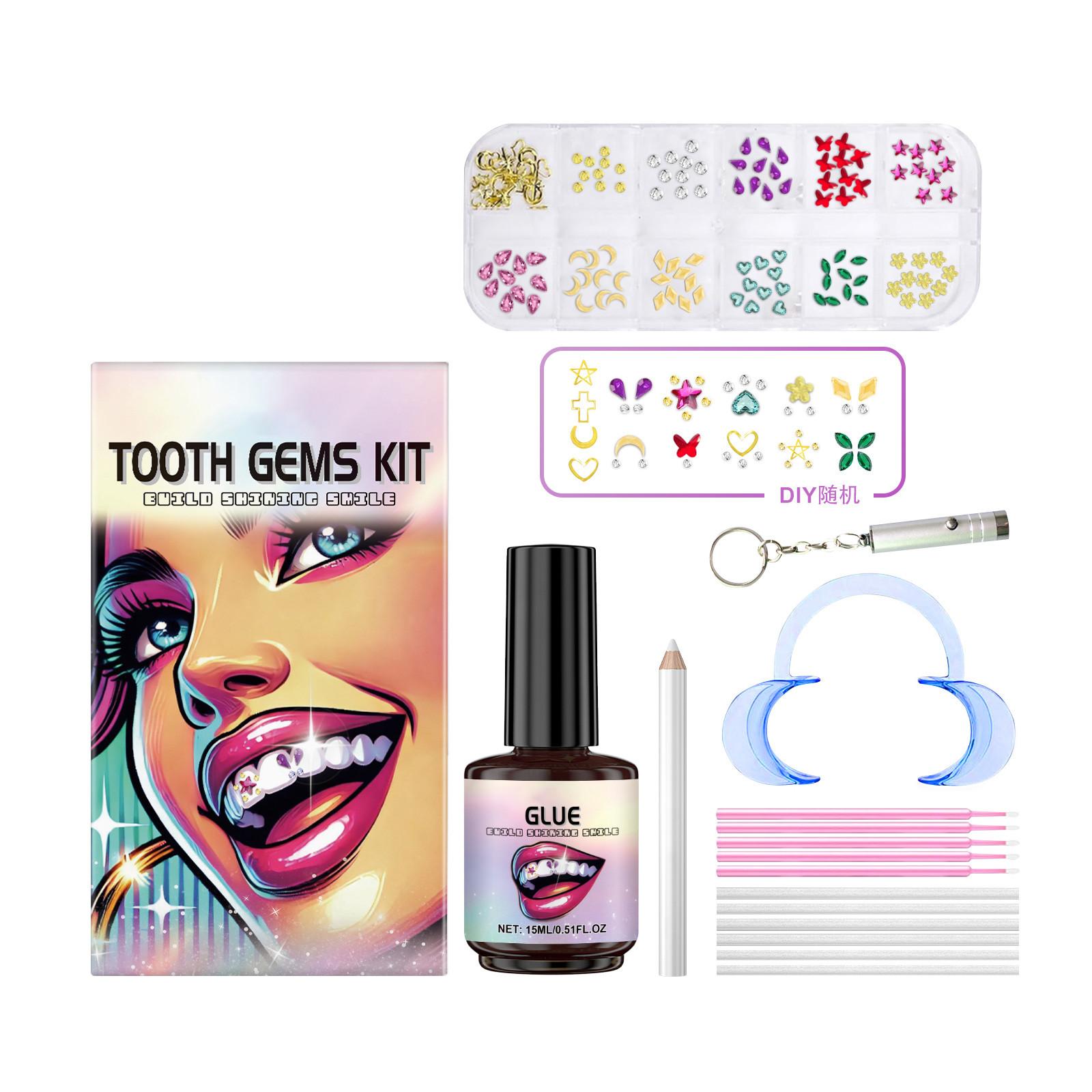 

Модный набор, красивая декоративная бриллиантовая комбинация, сияющая индивидуальность, Up The Smile, семейное использование, 15 мл розовый