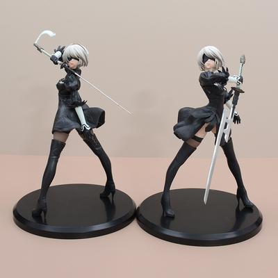 19cm NieR:Automata Ver1.1a YoRHa No.2 Type B 2B PVC Action Figure Anime Figure Model Toys Collection Doll Gift