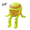 Baseball Buddy Figurine Ball with Articulated Legs Desk Shelf Sitter Statues Funny Desktop Statue Movable Joints Football/Tennis Fidgety Toy
