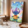 Disney Pearl Painting Stitch Pearl Wizard Hat Candy Wonderland Art 5D Exquisite Landscape Sparkling Craft Home Wall Decoration DIY Handmade Gift