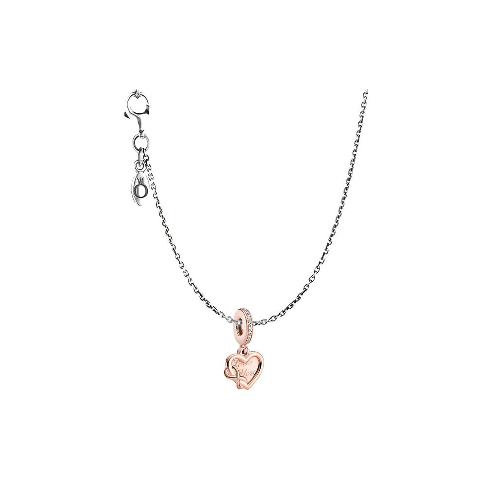 Pandora Rose Gold Heart Pendant Love You Forever Women Jewelry 789369C01