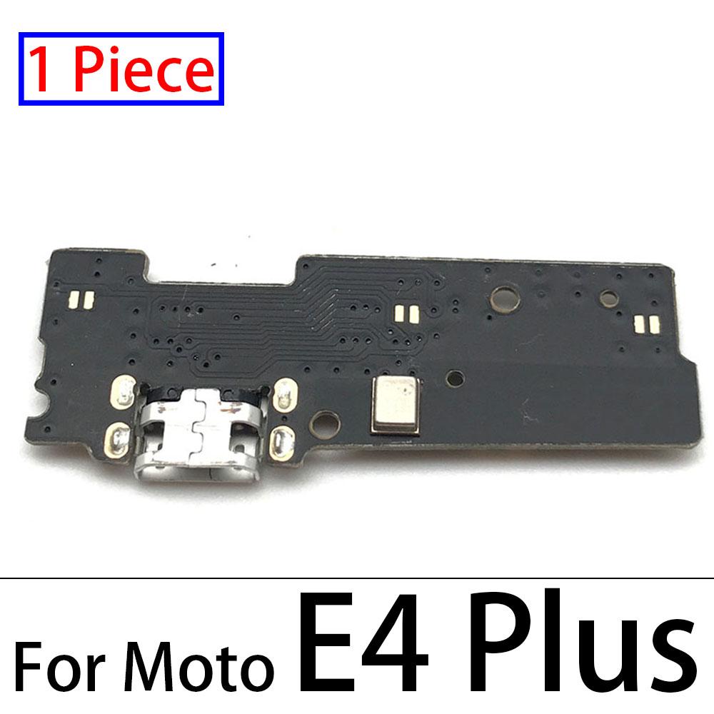 For Motorola Moto E4 E4T G3 G4 G5 G6 G7 Power E7 G8 Plus X4 One USB Charging Port Micro Dock Connector Board With Microphone