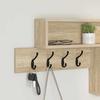 Wall Mounted Nightstand Sonoma Oak 100 x 12 x 43.5 cm