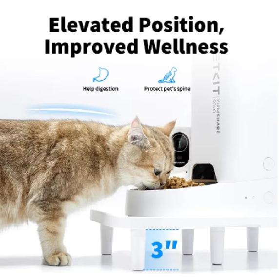 Originální PETKIT Automatický dávkovač krmiva pro kočky s vyvýšeným stojánkem Pet Supplies Je vhodný pro všechny dávkovače kromě první generace