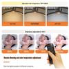 25-Inch Dual-Use Beauty Lamp for Lashes & Nails with 28-Inch Wheeled Arm for Eyebrows, Half-Moon Design