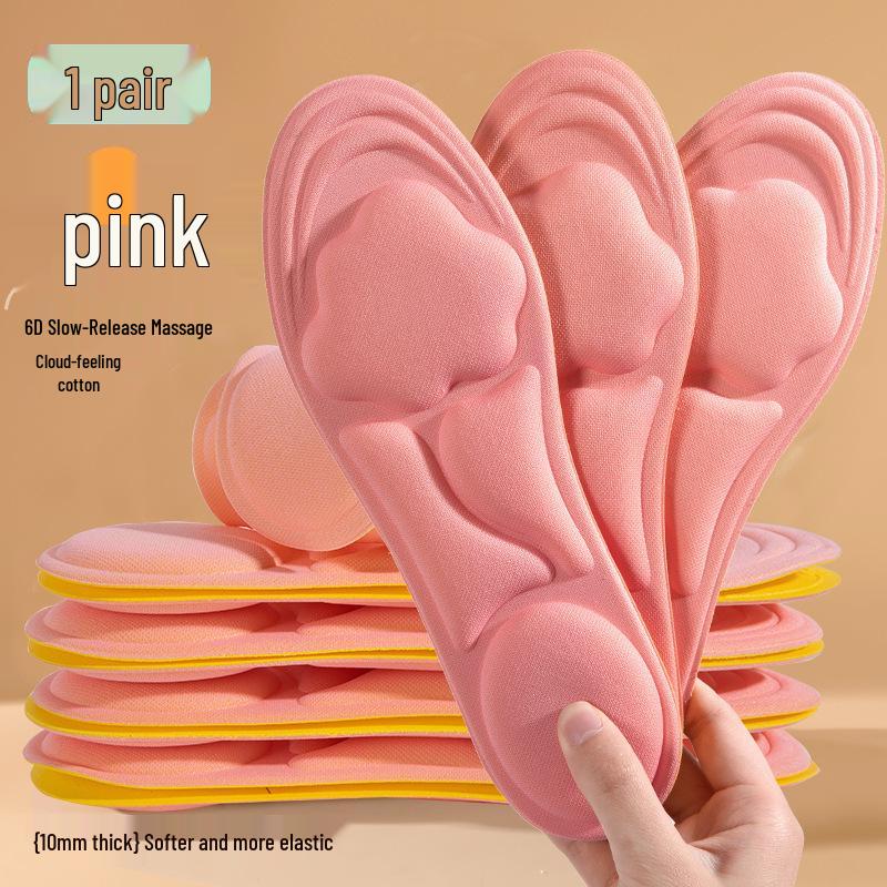 Stepping-on-Air Mugwort Deodorizing Insoles: Super Soft, Shock-Absorbing Cushion for Men and Women, Relieve Foot Pain and Tiredness from Long Standing