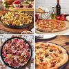 9/10/11/12-Inch Pizza Baking Tray for Home Kitchen Oven Microwave Restaurants