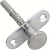 2-Piece Set Spring-Loaded Stainless Steel 6mm Head Door Raising Adjustment Rod Locks Hardware for Doors