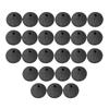 25Pcs Clown Noses Black for Women Men Fancy Dress Sponge Balls Elk Practical Jokes