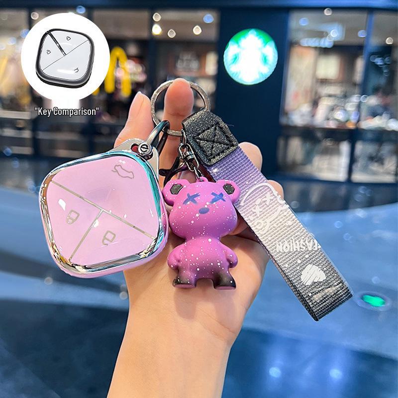 Wuling Bingo Key Cover for Hongguang Miniev, Bingo Plus, Xingguang S, Macaron, Mini GB, Jiachen - Women's Edition