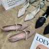 Korean Flat Shoes One-pedal Women's Shoes Non-slip Mary Jane Shoes 2025 Spring New French Xiaoxiangfeng Single Shoes