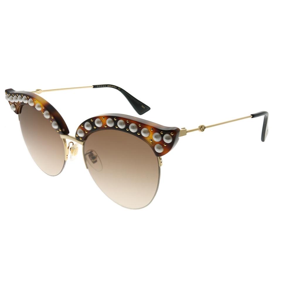 

Gucci GG 0212S 002 Женские модные солнцезащитные очки Гавана