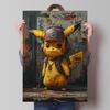 Classic Anime Canvas Paintings Pokemon Posters Living Room Kid Action Figures Children's Bedroom Decor Picture Prints and Prints