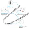 Premium 1Pcs 3Pcs Stainless Steel Tongue Scraper Cleaner For Adults Kids Portable Metal Tongue Brush Remover