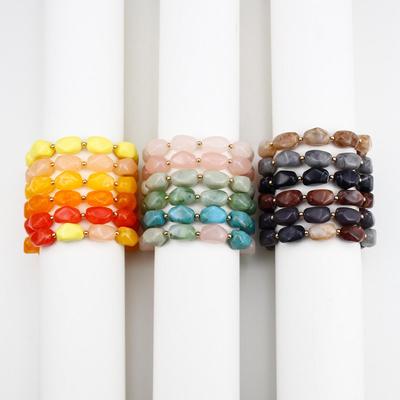 Böhmisches Retro-Acrylarmband: Einzigartiger, farbenfroher, handgefertigter Schmuck im europäisch-amerikanischen Stil
