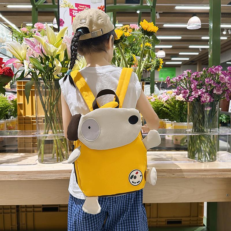 Kindergarten Schoolbag 1-3-5 Years Old Boys And Girls Anti-lost Children Small Backpack Color Contrast Backpack