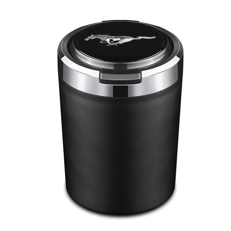Adesivo per Auto Portacenere per Auto da Tazza Con Coperchio Con Luce LED Per Mustang Ford Shelby Edge Ecosport Kuga mach e TAURUS Styli Auto