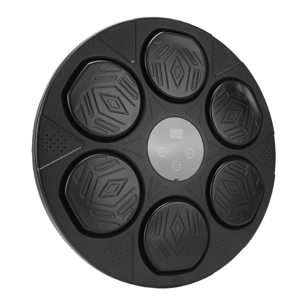 Music Boxing Machine Punching Trainer Bluetooth Electronic Boxing Target with 7 Adjustable Speeds LED Lights No Drill
