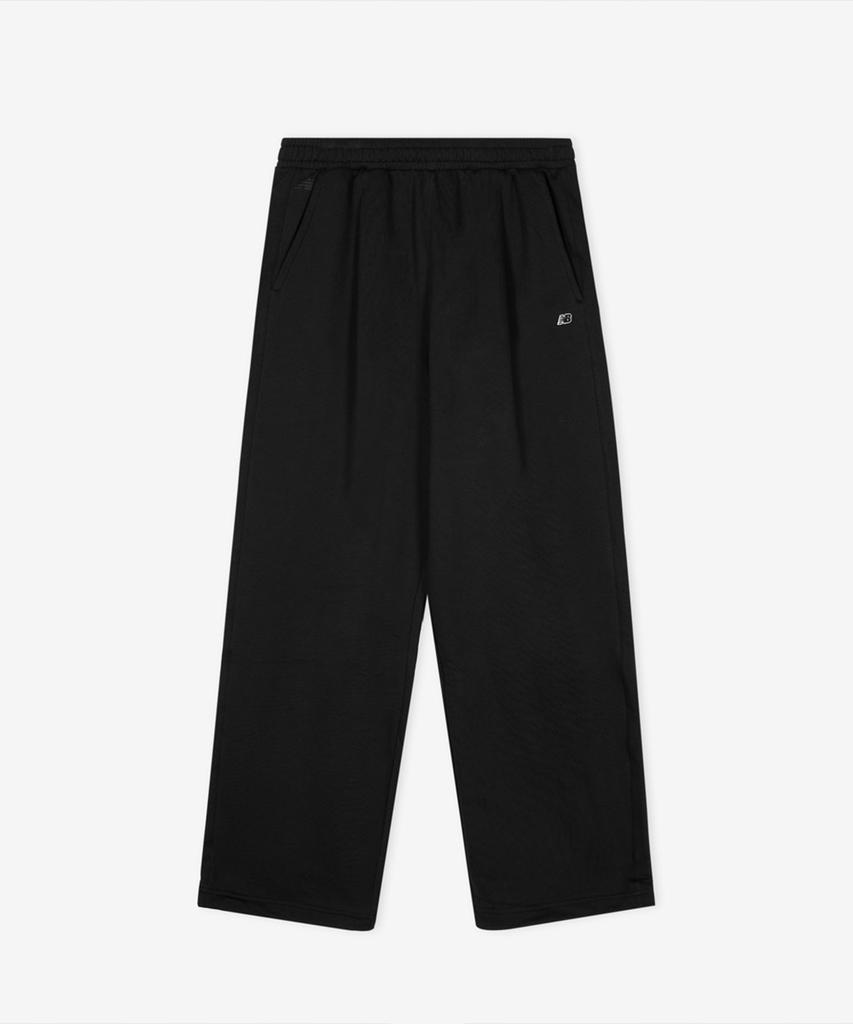 Nyuballanseu Nbmlg21433 / Uni Essential Summer Lightweight Single-Pleat Wide Pants (Black)
