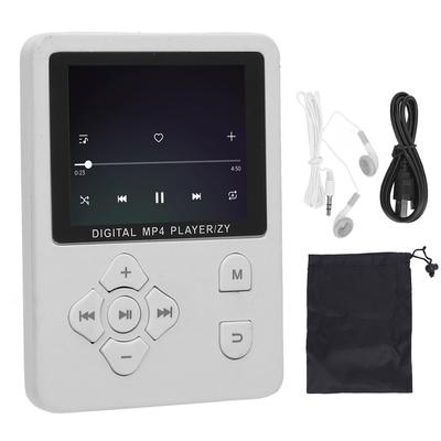 MP3 grotuvas su Bluetooth 5.0 HiFi nešiojamas MP3 muzikos grotuvas su radiju, diktofonu, el. knyga skirta