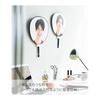 Yamazaki Jitsugyo [Gypsum Board Pin and Wood Screws Included] Wall Fan Holder, Suitable for Plaster Board Walls, White, Approx. W5.5 X D1.7 X H2.2cm