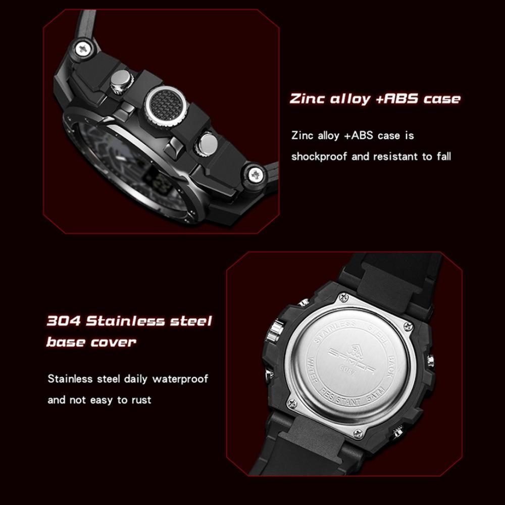 SANDA Business Fashion Trend Watch Luminous Waterproof Personalised Large Dial Watch