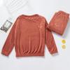Thickened Coral Fleece Pajamas Women Korean Solid Classic Basic Winter Warm Clothing Casual Loose Homewear Chic