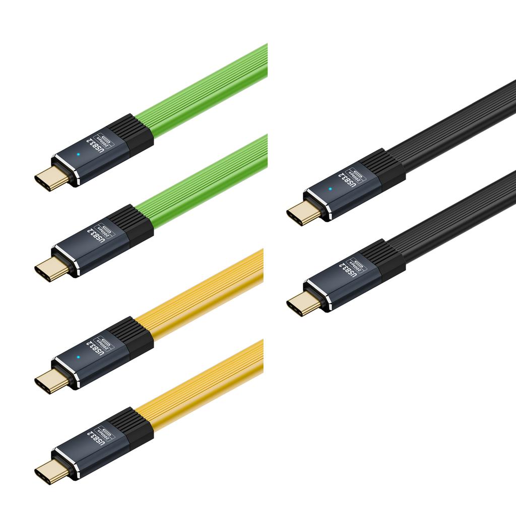 USB 3.2 Type C Flexible Cable 8K60hz Video Supports OTG and 20Gbps Connect and Transfer Quickly for Mobile Devices