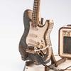 ROBOTIME ROKR Guitar Model 3D Wooden Puzzle TG605K