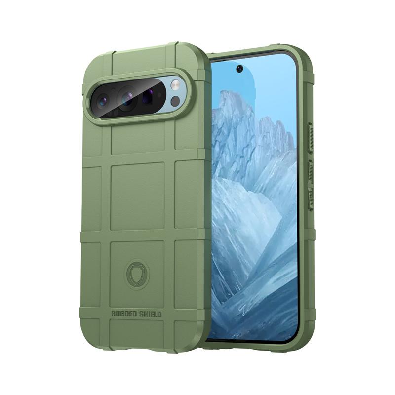 Shockproof Rugged Shield Matte TPU Case for Google Pixel 9 Pro XL 8A 7A 6A 8 7 6 Pro Protective Cover Fundas Coque Capa