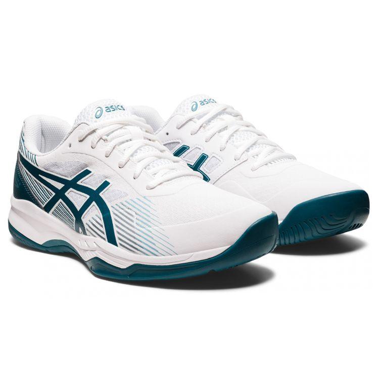 Asics Gel-Game 8 Low Top Durable Tennis Shoes Men Sneakers White Green 1041A192-104