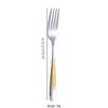 Abay Golden Stainless Steel Dinner Fork Set