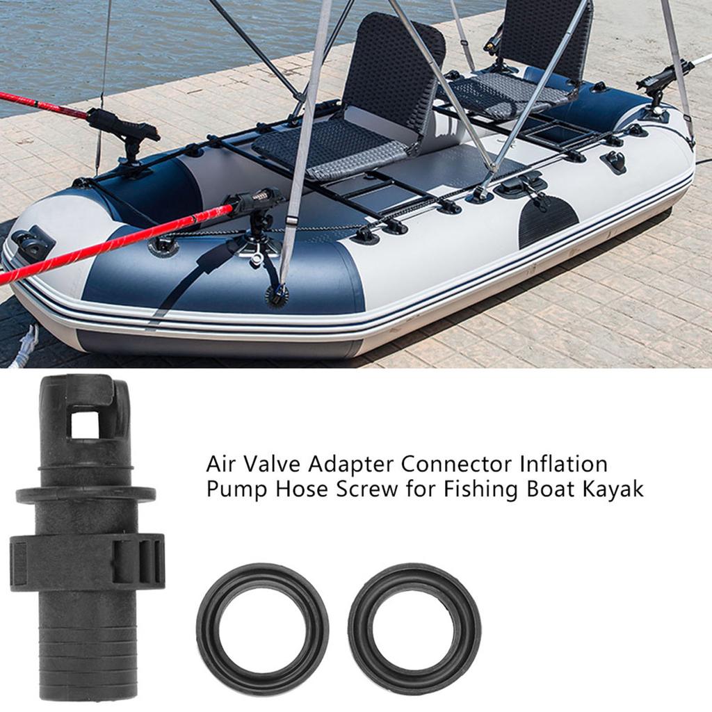 Vite del tubo della pompa di gonfiaggio del connettore dell'adattatore della valvola dell'aria per il kayak da pesca