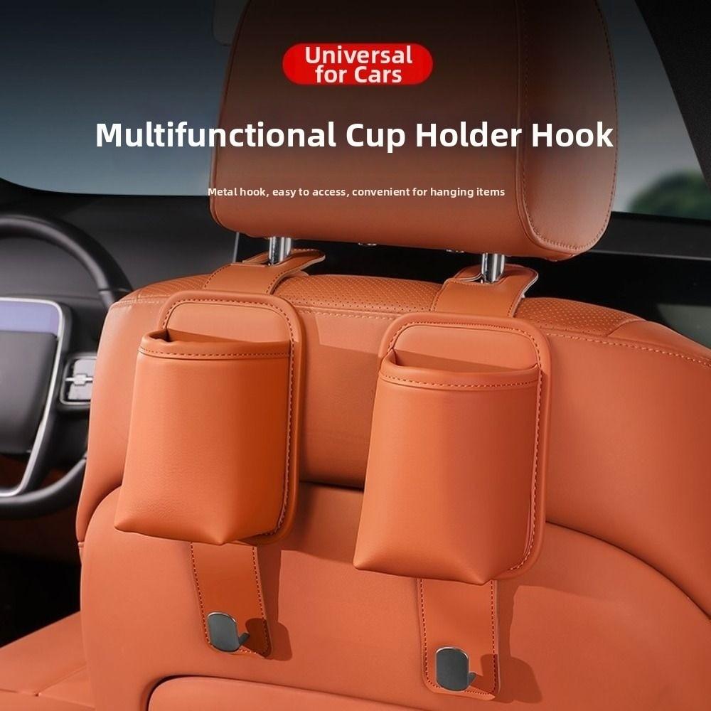 Multi-Functional Headrest Hanger Metal Hook Backseat Organizer 2 in 1 Car Seat Hook Car Interior