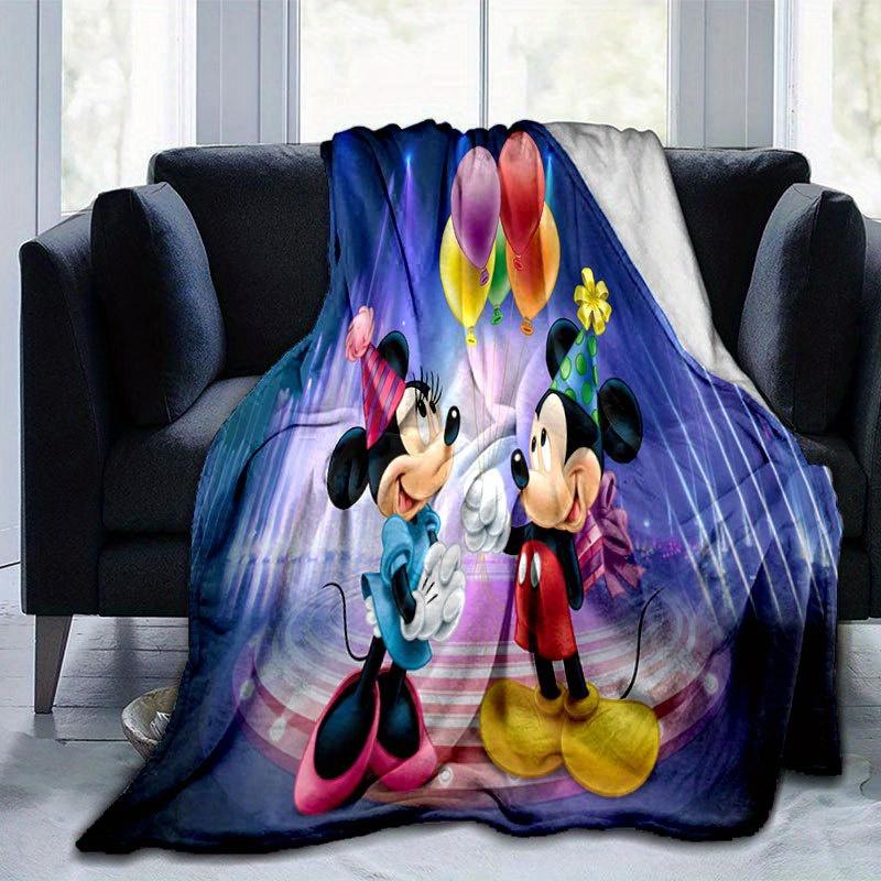 Mickey und Minnie Cartoon-Decke: Entzückend, Warm und Perfekt für die Heimdekoration Wohnzimmer, Reisen und Alle Jahreszeiten Weihnachtsdekoration