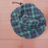 Used Columbia Outdoor Hat Green Check