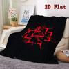 Rammstein-inspired print 2D Flat Pattern Flannel Blanket High quality All Seasons Warmth and Comfort Perfect for Christmas Gifts.PMT0914184