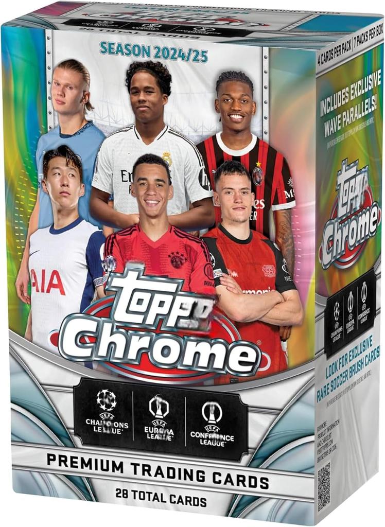 2024-25 Topps Chrome UCC – Value Box - Topps Chrome Wafer Club Competition Value Box [Parallel Import]