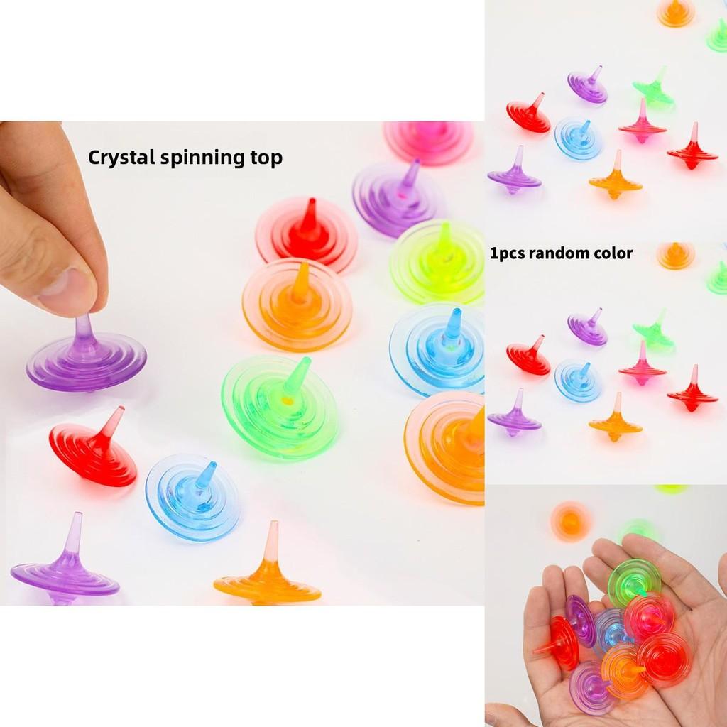 Crystal Spin Gyroscope Toy For Children With Colorful Water Design For Kids Gift And Educational Play