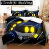 Fashion 3D Printing Anime Murder Drones Bedding Set Cartoon Three-piece Set Adult Boys Bedroom Duvet Cover Sets Home Textiles