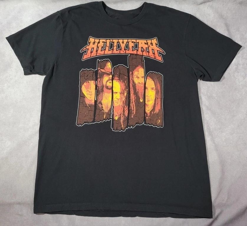 Vtg HELLYEAH Band Members Heavy Cotton  S-5XL Black  BL1597 Unisex T-Shirt M