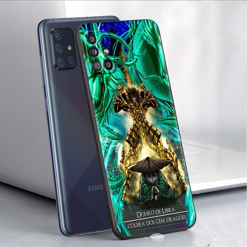 Saint Seiya Anime Case For Samsung Galaxy A54 A52 A14 5G A53 A12 A13 A71 A23 A34 A33 A21s Phone Cover