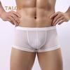 Ultra-thin Solid Color Translucent Breathable Briefs Bulge Pouch Men Underwear