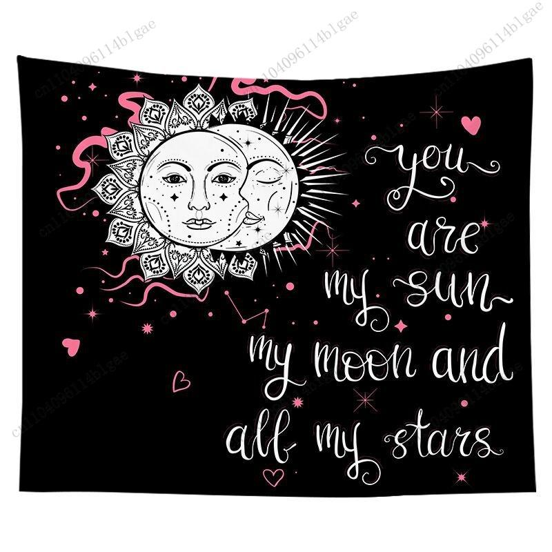 

Mystical Sun Moon Symbol Wall Tapestry Enigmatic Room Decor Unique Bedroom Decoration Aesthetic Dorm Decor Bedroom Decoration 74x94cm(29x37in)
