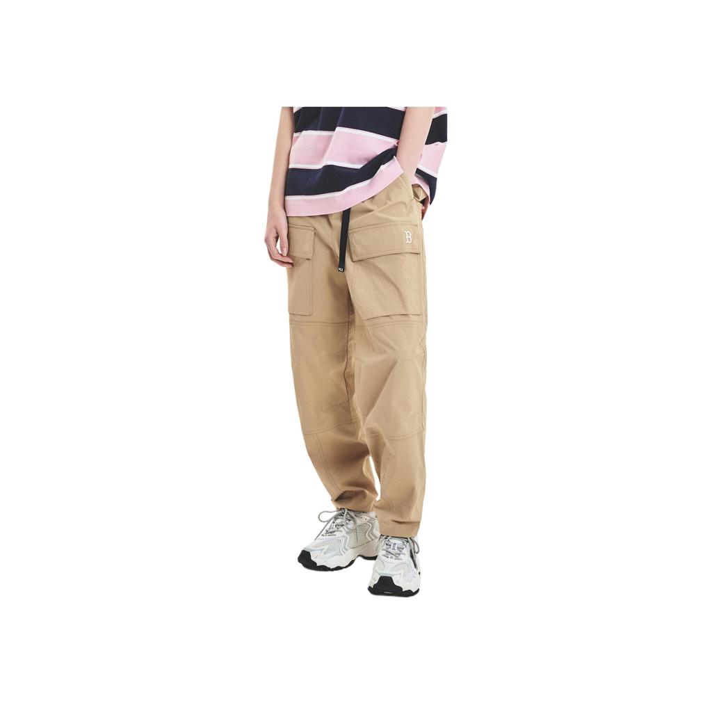 New MLB Boston Red Sox Gough Core Cargo Pants Unisex Beige 3AWPB0653-43BGD