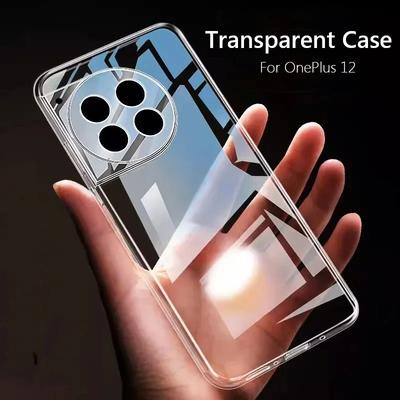Do obudowy OnePlus 12 Prosta, szczupła, miękka TPU Przezroczysta, przezroczysta obudowa telefonu na okładkę OnePlus12 One Plus 12 5G