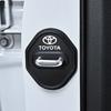 4Pcs Silicone Car Door Lock Cover Protector Sticker Cushion Dustproof Cover for Toyota Corolla Camry RAV4 Avalon Accessories