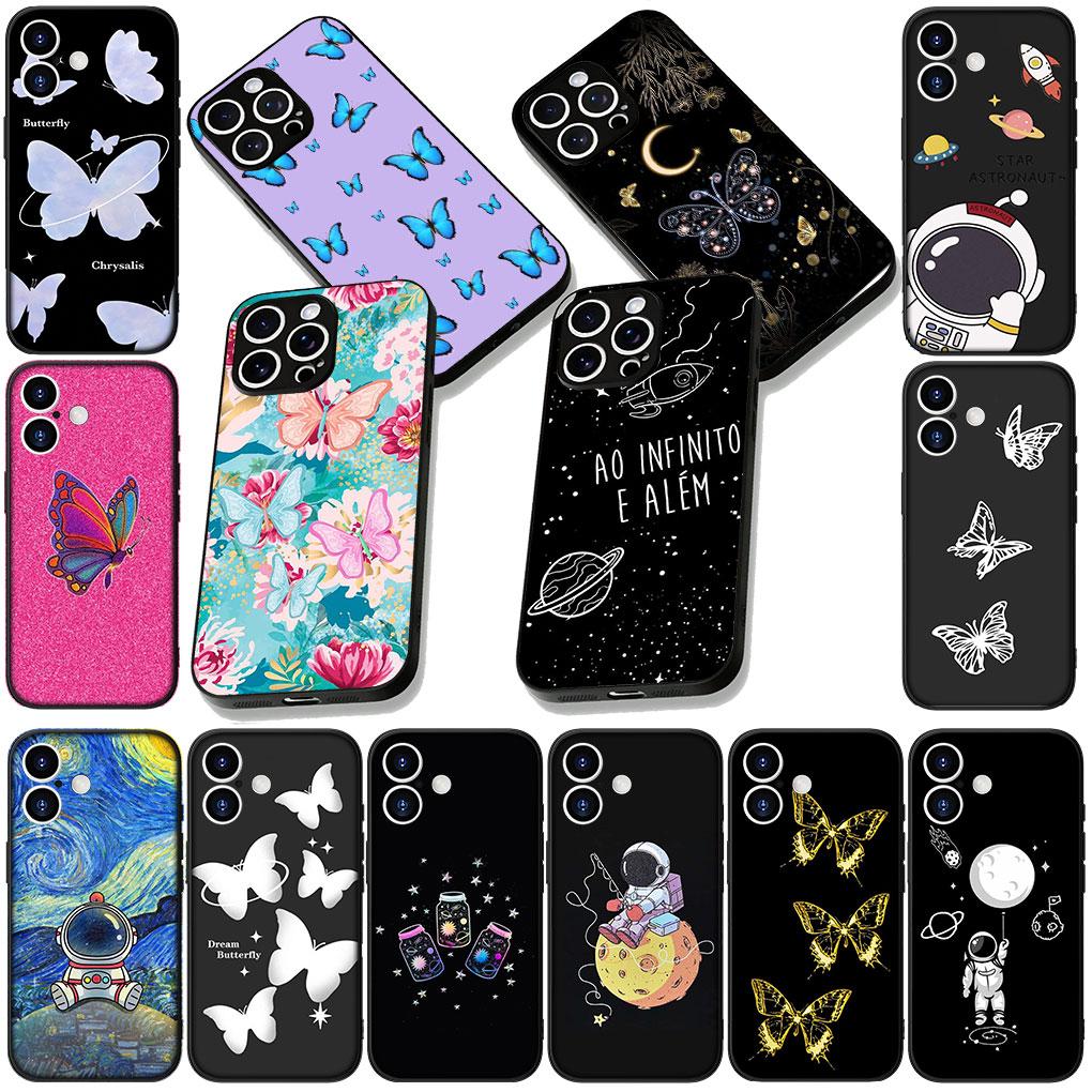 Soft Cover for Xiaomi Redmi Note 12 11 10 Pro 10A 10C 12C 14C A4 Note12 5G Coque Phone Case Moon Stars Butterfly Sky Astronaut